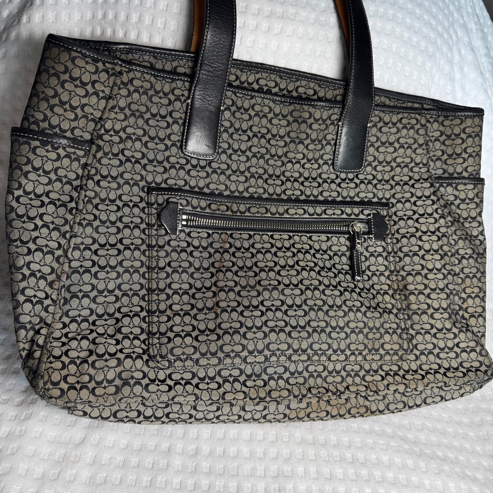 Coach CC Diaper computer bag tote